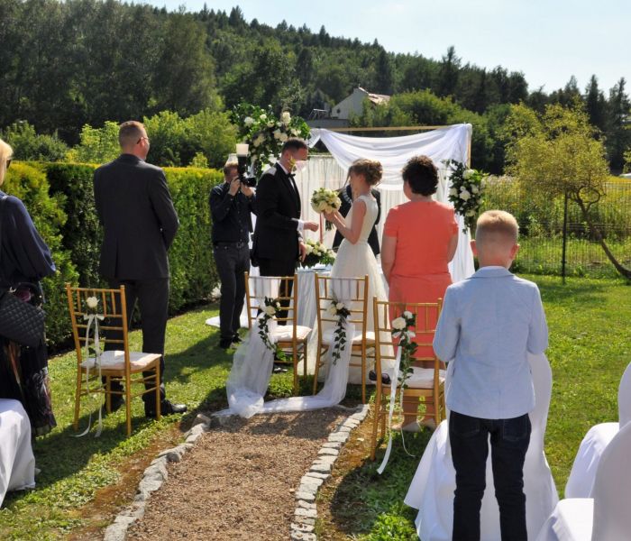 Outdoor wedding